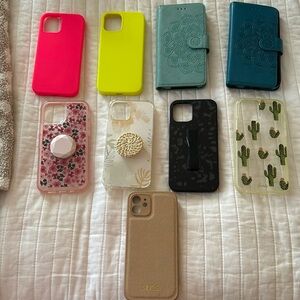 Iphone 12 case bundle of 9!!